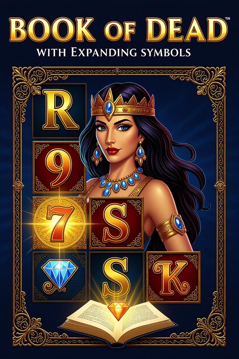 Book of Dead bonus feature with expanding symbols