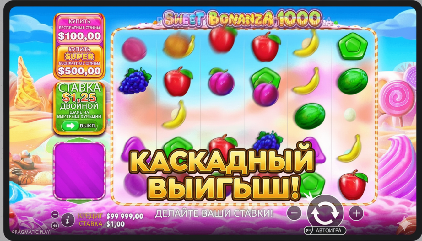 Diamond Sweet Bonanza 1000 арнайы символдары: scatter және көбейткіштер