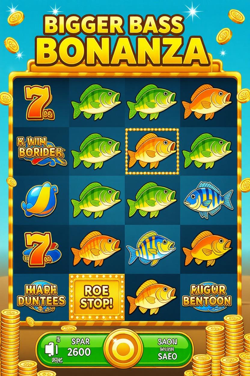 Pin-Up-тағы Bigger Bass Bonanza слотындағы символдардың төлем кестесі