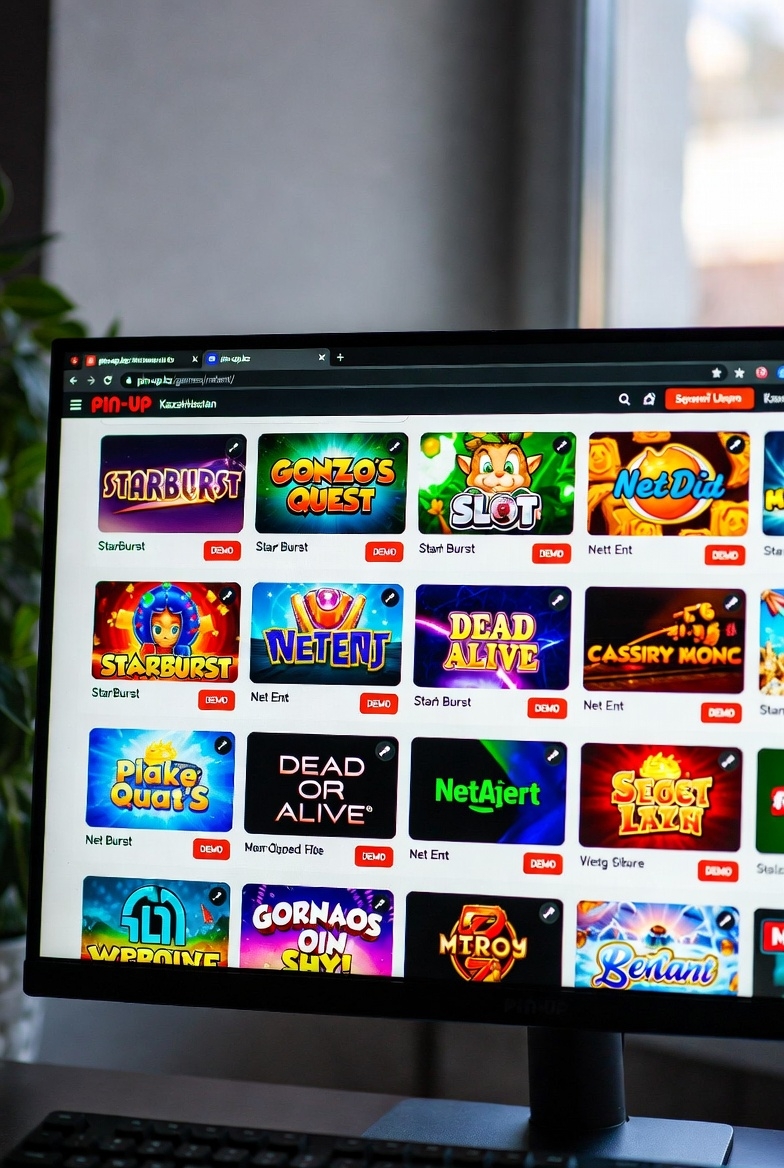 Pin-Up Қазақстан платформасындағы балама NetEnt слоттарының жинағы