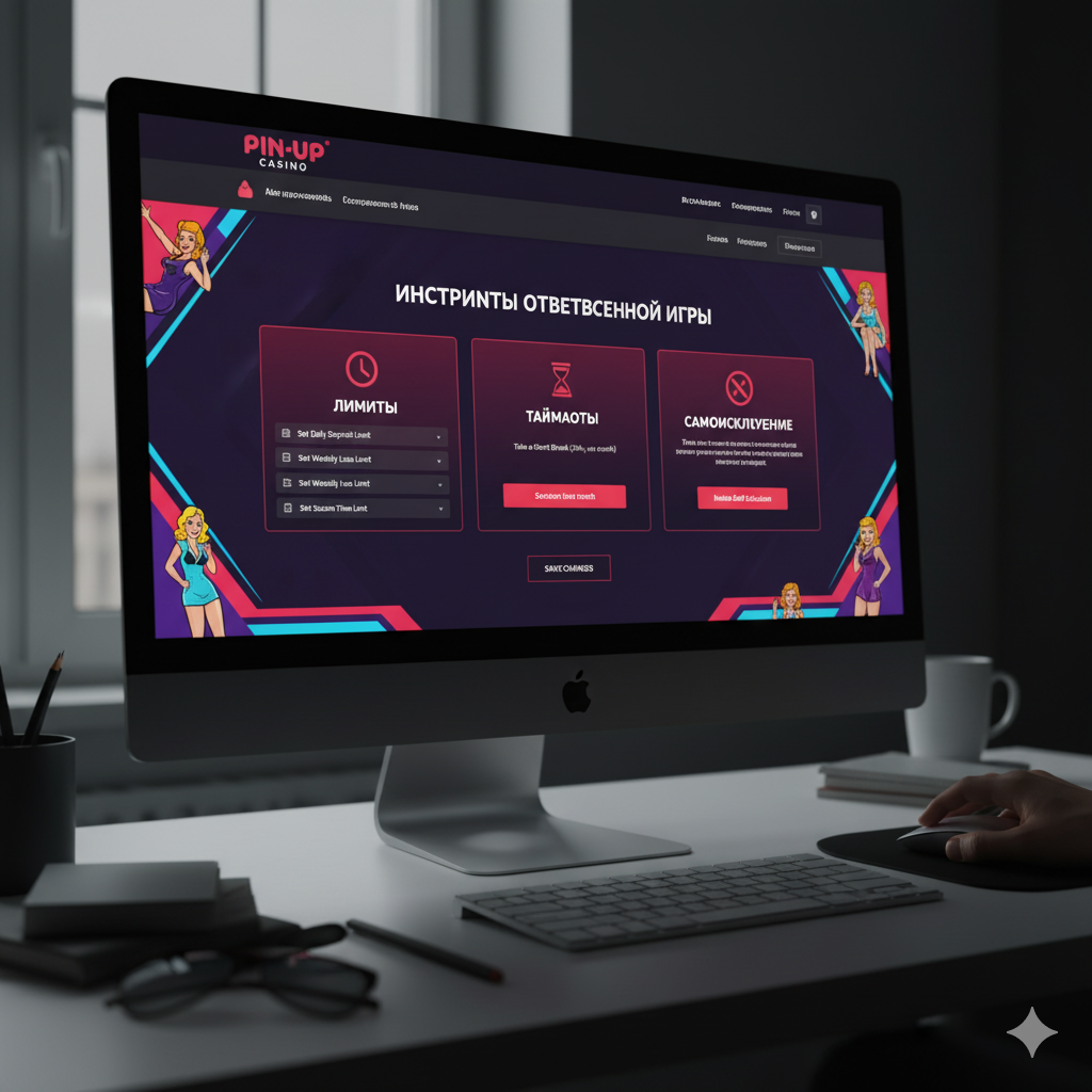 Pin-Up жеке кабинетіндегі жауапты ойын құралдары: лимиттер, таймауттар, өзін-өзі алып тастау