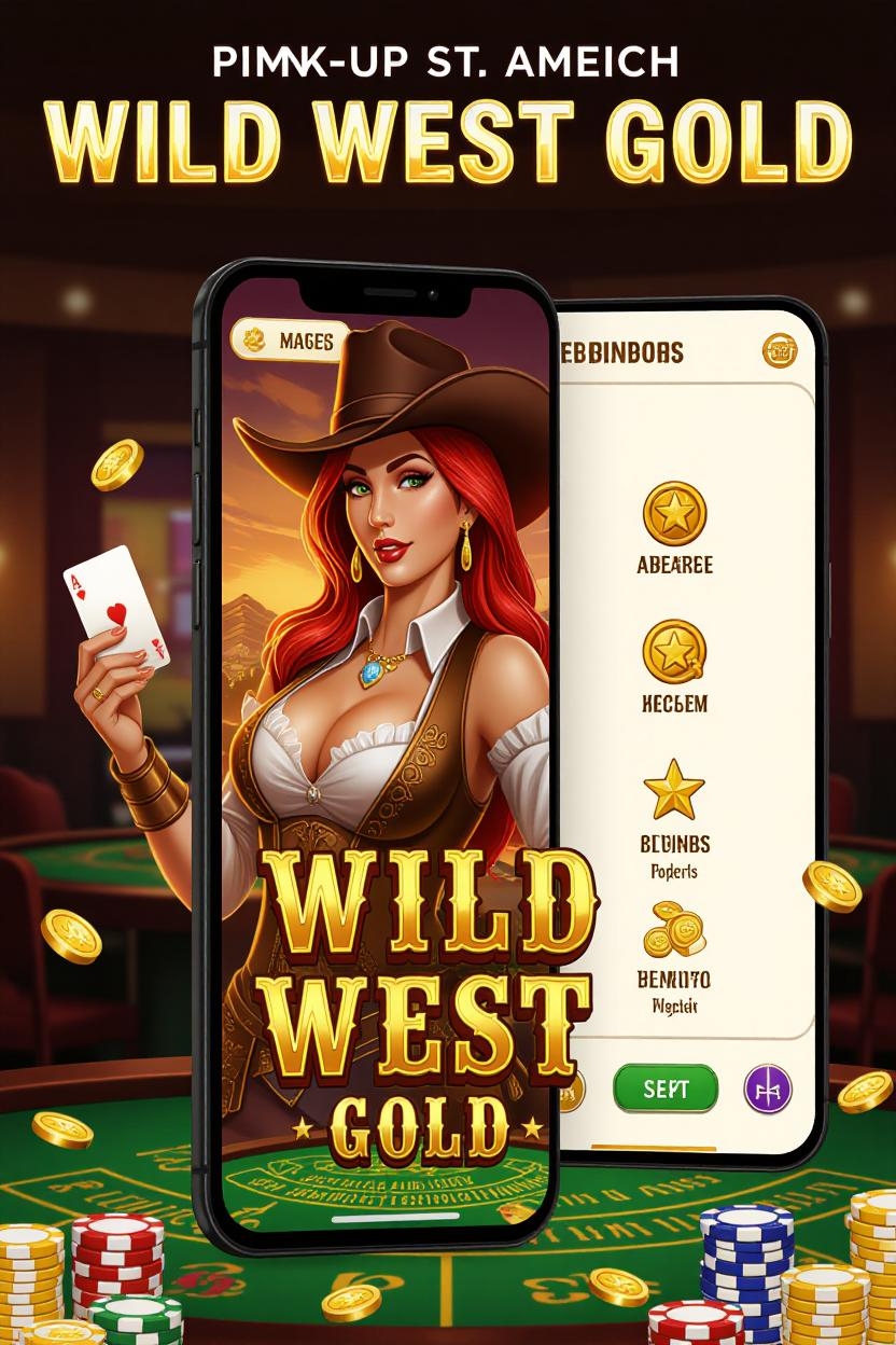 Wild West Gold ойыны бар Pin-Up Casino мобильді нұсқасы тақырыбына фотосурет жаса