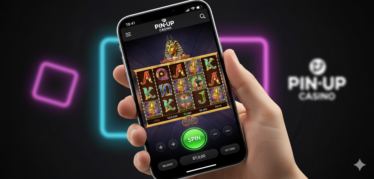 Мобильная версия слота Legacy of Dead в приложении Pin-Up