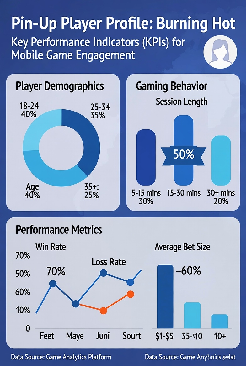 Profile of a typical Burning Hot player based on Pin-Up data