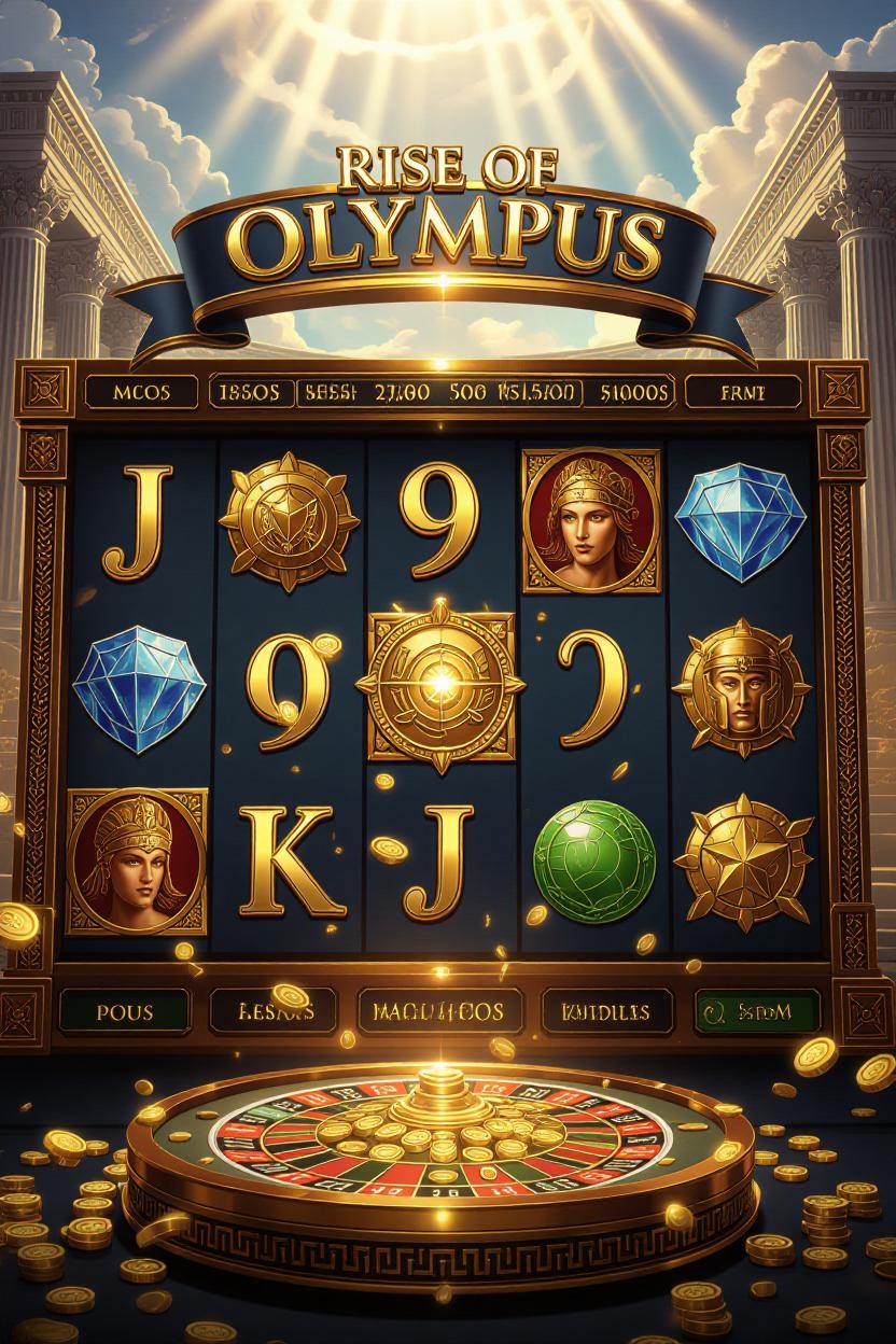 Rise of Olympus слотының барлық символдар мен комбинациялар құндылығы көрсетілген толық төлем кестесі