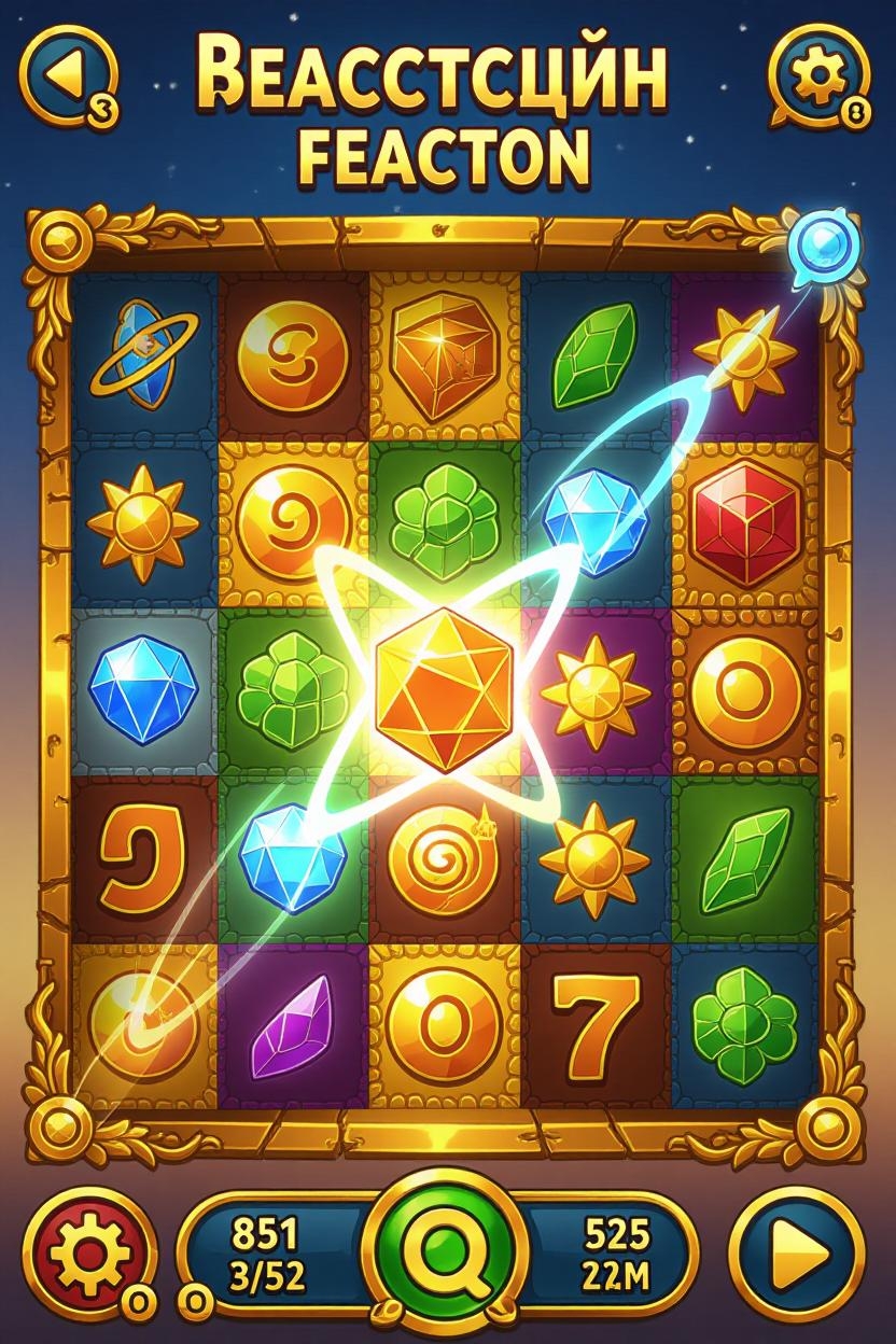 Reactoonz слотындағы толтырылған секторлары бар Quantum Leap энергия индикаторы