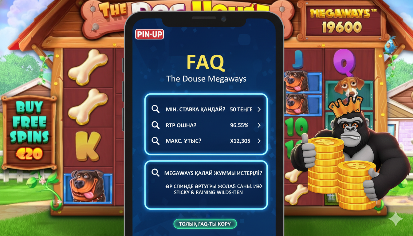 The Dog House Megaways бойынша жиі қойылатын сұрақтарды визуализациялау