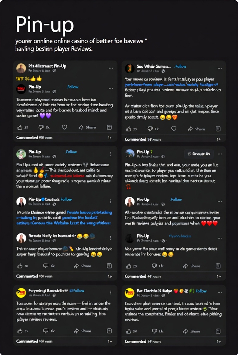 Әлеуметтік желілердегі Pin-Up туралы ойыншылардың пікірлерінің скриншоты