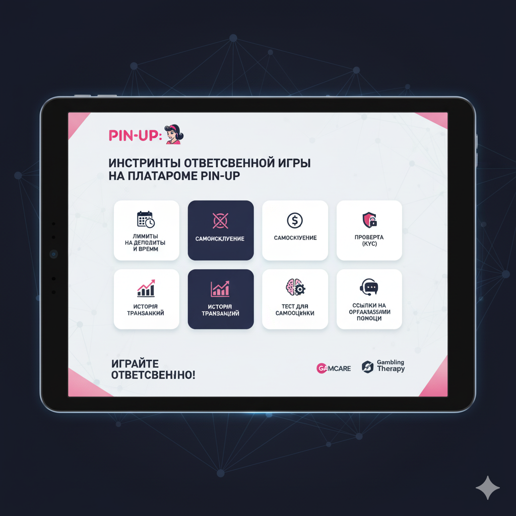 Pin-Up платформасындағы жауапты ойын құралдары