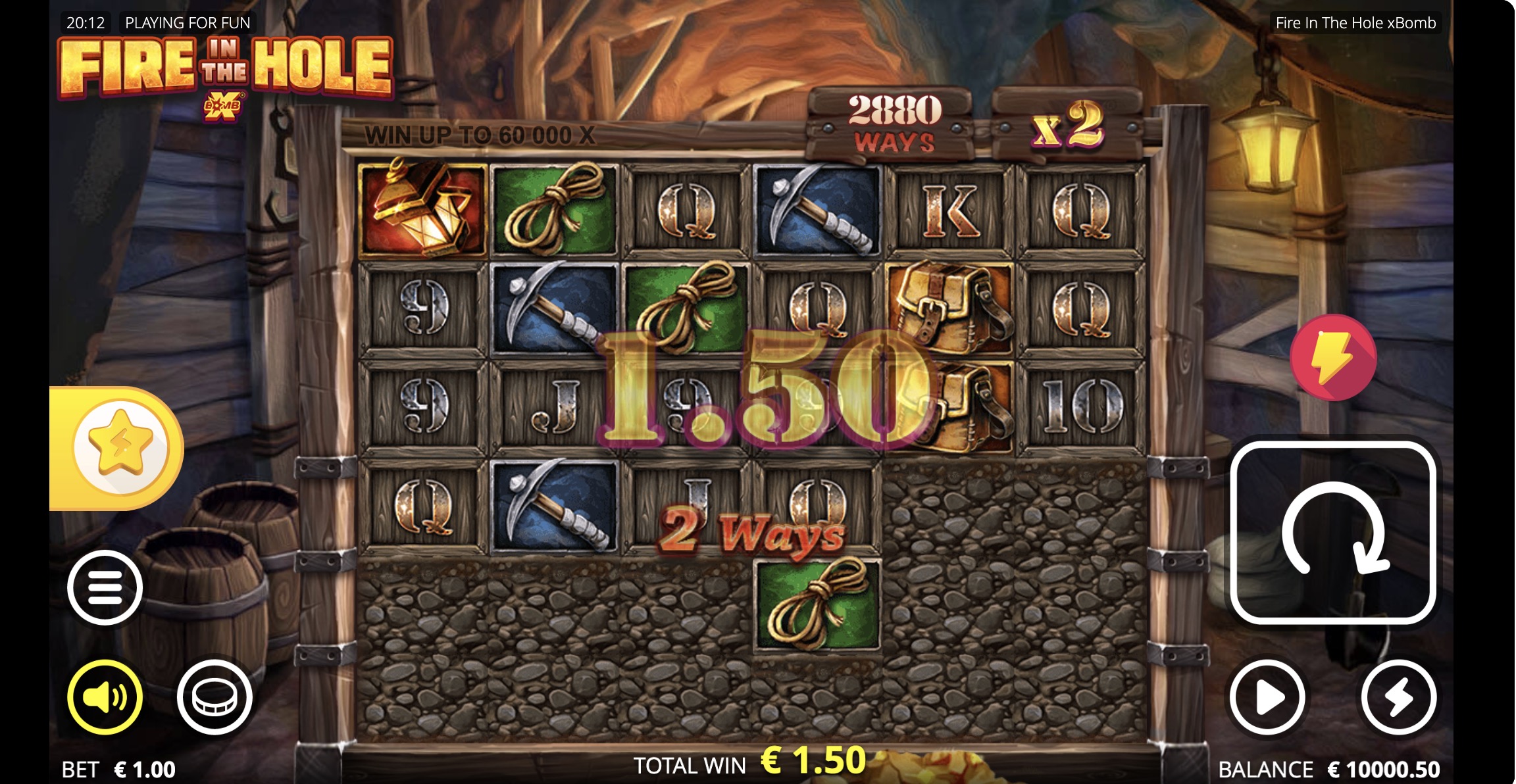 Көбейткіштермен xBomb символының жарылысының визуализациясы