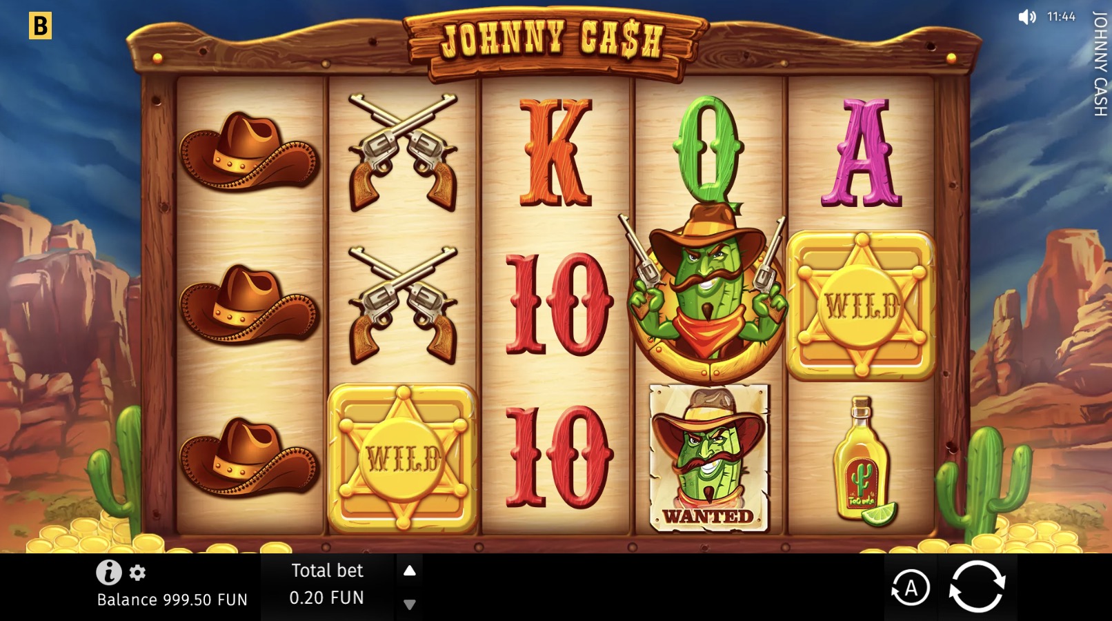 Pin-Up платформасындағы Johnny Cash ойыншысының нақты ұтысы — баланс скриншоты