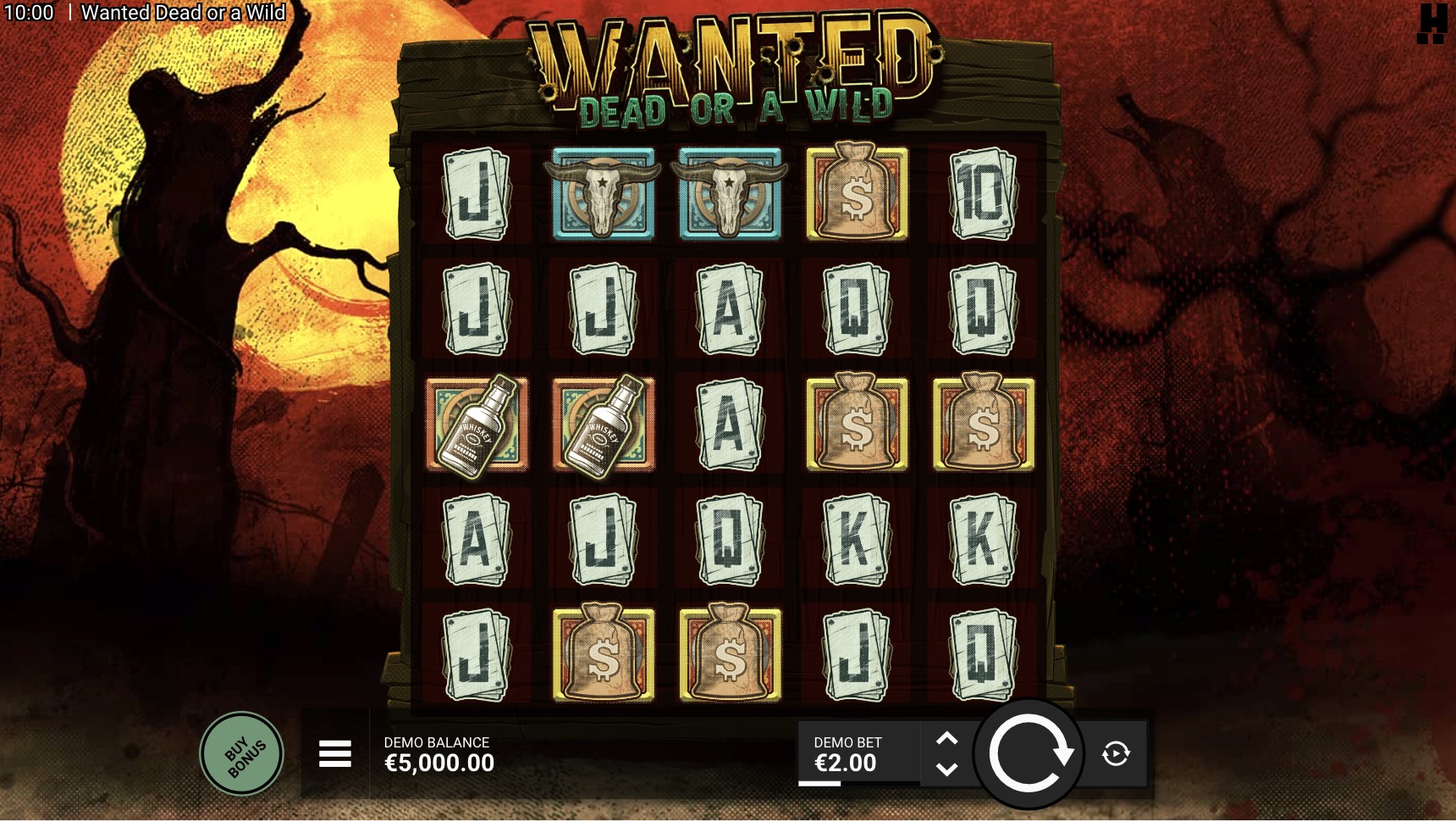 Wanted Dead or a Wild слотындағы көбейткіштер және каскадтар жүйесі